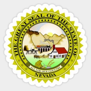 Nevada Coat of Arms Sticker